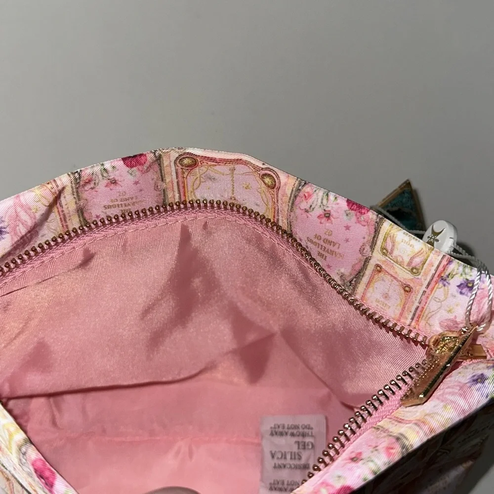 Camilla x Wicked “Totally Ozmopolitan” small pink makeup travel bag pouch